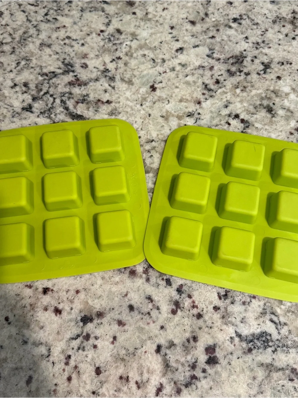 Ikea Lime Green Ice Cube Trays - Set of 2